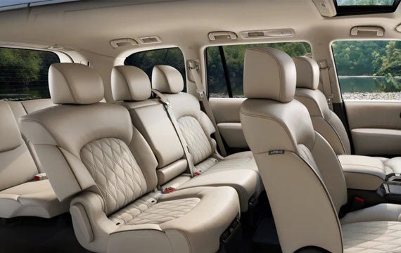 2023 Nissan Armada showing 8 seats | Valley Hi Nissan in Victorville CA